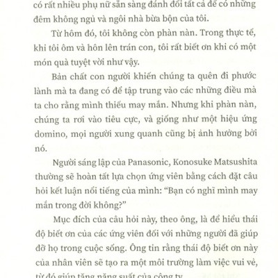 Biết Ơn Nhiều Hơn Sẽ Hạnh Phúc Hơn