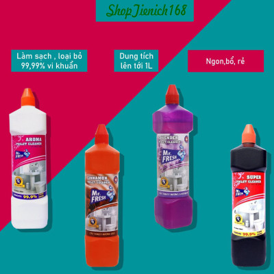 Chai Tẩy toilet Mr.Fresh 1L hương ngàn hoa