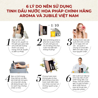 Miss by Jubilé - Tinh dầu nước hoa Pháp Nữ Minisize Dạng lăn 3ml Thơm Lâu, Sang Trọng, Quyến Rũ