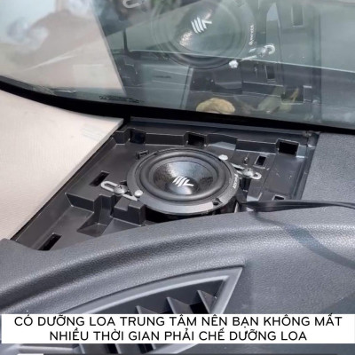 Combo Kèm Dưỡng Loa Trung Tâm và Loa Mid Dành Cho Toyota Cross - Walker VMM35 CAR AUDIO
