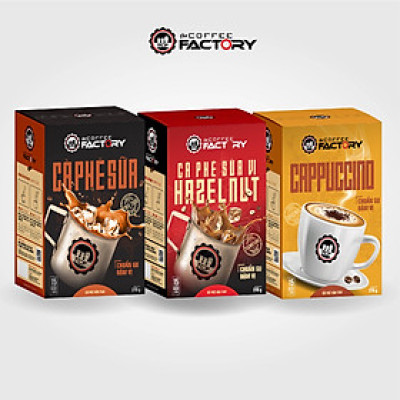 Combo 3 Hộp Cà Phê Hòa Tan The Coffee Factory