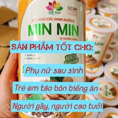 Ngũ cốc lợi sữa Min Min 29 HẠT - Ngũ Cốc mẹ bầu 1hộp 500g