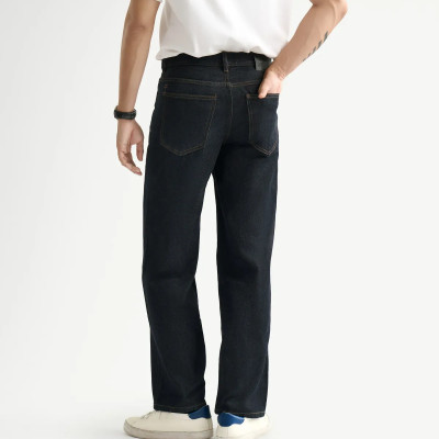 Quần jeans nam màu Xanh đen (tiêu navy) . Form Straight - ROUTINE 10F24DPA032 | ROUTINE CÀ MAU