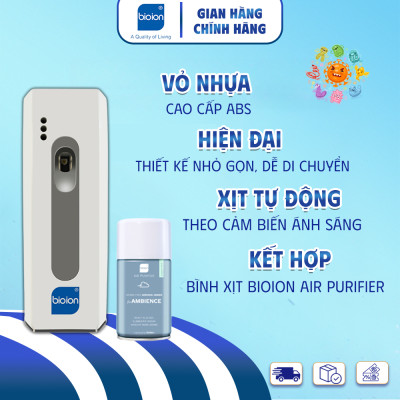 Máy Xịt Tự Động Cảm Biến Ánh Sáng Bioion RX900 LED (Không bao gồm bình xịt)