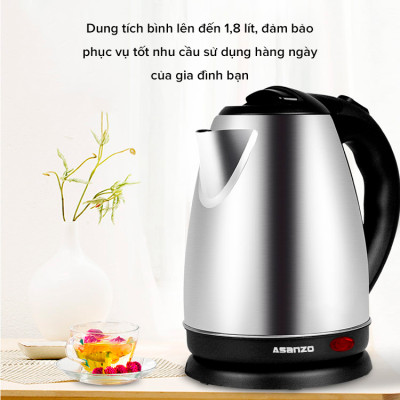 Ấm đun nước siêu tốc Asanzo SK1800-hàng chính hãng
