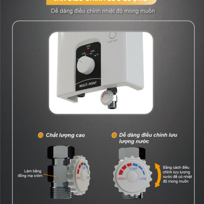 Máy nước nóng rửa bát OTTOWA - 5500W - TM5501 - Hàng chính hãng OTTOWA