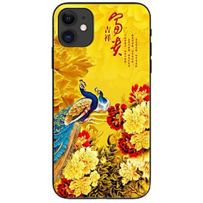 Ốp lưng dành cho Iphone 12 Mini mẫu Công Và Hoa