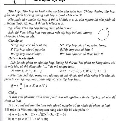 Phương Pháp Giải Các Chủ Đề Căn Bản Đại Số 10 (Biên Soạn Theo Chương Trình GDPT Mới)  - HA