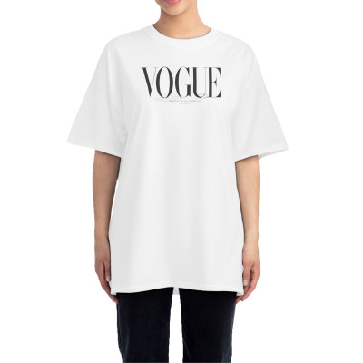 Áo Thun Nữ 100% Cotton In Chữ VOGUE Form Rộng Oversize Tay Lỡ