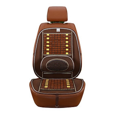 Đệm Lót Ghế Tựa Lưng Trên Xe Ô Tô, Văn Phòng Thẻ Tre Thoáng Khí, Mát Lạnh | Giảm Đau Mỏi Khi Ngồi Lâu