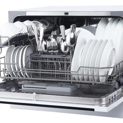 Máy Rửa Bát KAFF KF-W8001EU Màu Trắng - 6 Bộ Châu Âu - Hàng Chính Hãng