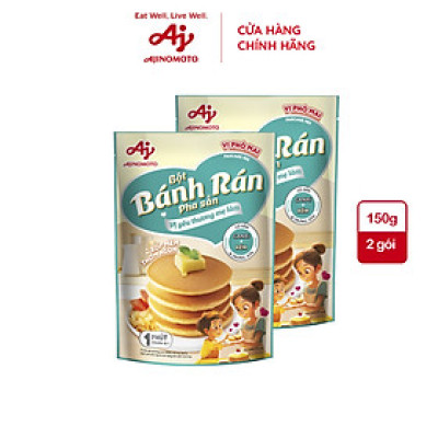 Lốc 2 gói Bột Bánh Rán Pha Sẳn Vị Phô Mai Ajinomoto (150g/Gói)