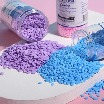 Hạt thơm giặt quần áo KG06  làm mền vải, lưu hương tới 72h, thích hợp giặt tay và giặt máy 110g (màu ngẫu nhiên)- Hàng chính hãng