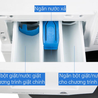 Máy giặt Beko Inverter 8 kg WCV10649XWST - Hàng Chính Hãng - Chỉ Giao HCM