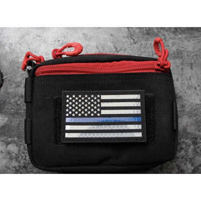 Patch phản quang cờ Mỹ dán quần áo_ba lô_túi xách