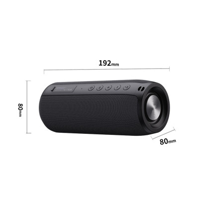 Loa di động BT không dây Âm thanh trầm chống nước Hỗ trợ TF TWS USB ZEALOT-S51