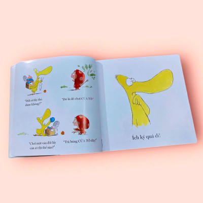 Sách cho bé - Ích Kỷ Quá Đi! - Vịt và Chấm - Sách tranh - Dành cho trẻ 3+