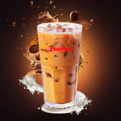 Cà Phê Sữa Đá hòa tan 3in1 Napoli Coffee (10 gói x 22g) - Cafe SẠCH, hạt Robusta/Arabica Nguyên Chất