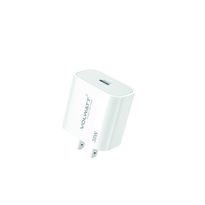 Củ sạc siêu nhanh Volwatt GE-30D-C-M GaN 30W - Hàng Chính Hãng Full Box