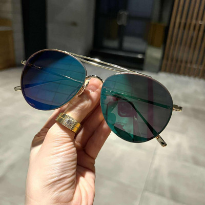 Kinh râm thời trang Hàn Quốc mắt xanh gương cao cấp + Tặng phụ kiện kèm theo