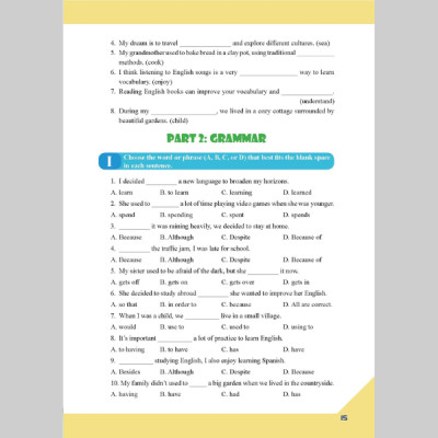 Bài Tập Bổ Trợ Toàn Diện Tiếng Anh 9 - Người Bạn Đồng Hành Của Các Học Sinh