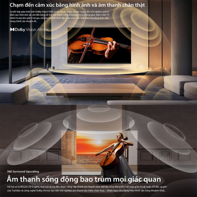 [SP Mới 2025] Smart Tivi Toshiba 65 inch QLED 65M450RP, Giao Hàng Toàn Quốc, Bảo Hành 24 Tháng, Hàng Chính Hãng