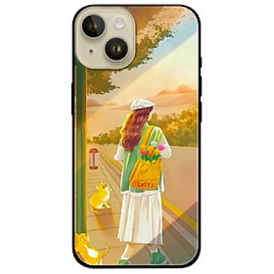 Ốp lưng cho IPhone 15 - 15 Plus - 15 Pro - 15 Pro Max - 16 - 16 Plus - 16 Pro - 16 Pro Max - Cô Gái Quay Lưng - Hàng Chính Hãng