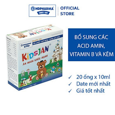 Thực Phẩm BVSK KIDSJAN Ăn Ngon Khỏe Mạnh - Bổ Sung Các Acid Amin, Vitamin B, Hỗ Trợ Ăn Ngon Tăng Sức Đề Kháng