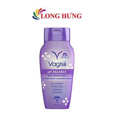 Dung dịch vệ sinh phụ nữ Vagisil pH Balance Daily Intimate Wash (240ml/354ml) - Hàng chính hãng