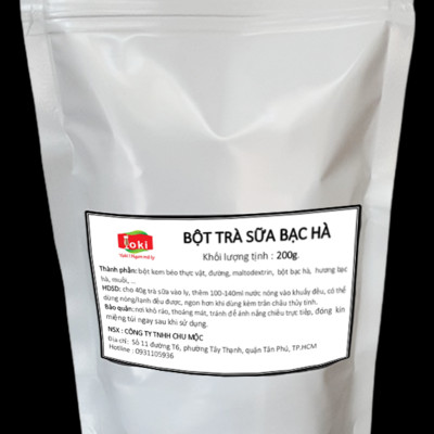 Trà sữa Bạc hà Yoki