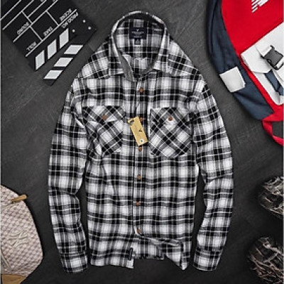 Áo sơ mi dạ A.Eagle phong cách cổ điển