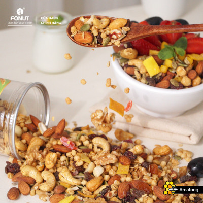 NGŨ CỐC DINH DƯỠNG GRANOLA ( hũ 500gr )