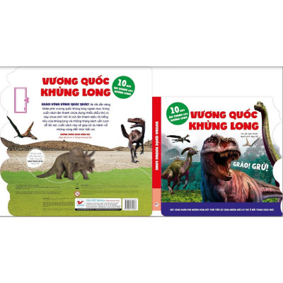 Sách Âm Thanh - 10 Nút Âm Thanh - Vương Quốc Khủng Long - Tân Việt Books