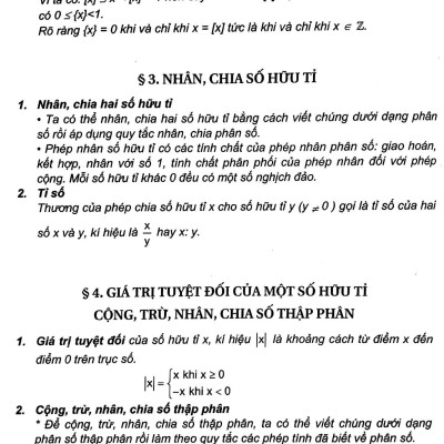 500 Bài Toán Chọn Lọc Đại Số Lớp 7