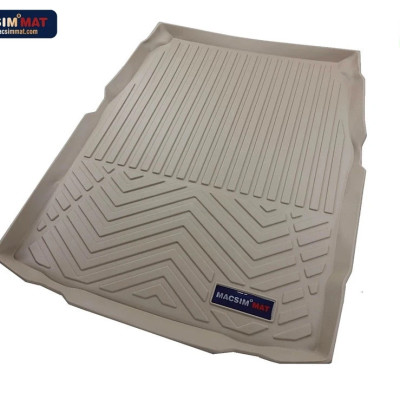 Thảm lót cốp xe ô tô BMW 5 seri 2011-2016 nhãn hiệu Macsim chất liệu TPV cao cấp màu đen