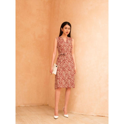 Đầm Suông Đai Rời De Leah 