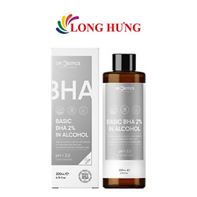 Dung dịch DrCeutics Basic BHA 2% In Alcohol giúp loại bỏ tế bào chết trên da (100ml/200ml) - Hàng chính hãng