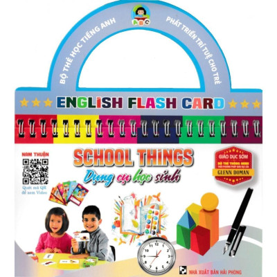 Sách - Bộ Thẻ Học Tiếng Anh - Phát Triển Trí Tuệ Cho Trẻ - Combo 6 Cuốn - Hồng Ân