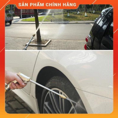 Bộ dây vòi xịt nước rửa xe, tưới cây , tăng áp 3 lần, loại 7m, 10m 206701-2 đầu đồng, cút đồng+  túi đựng bút