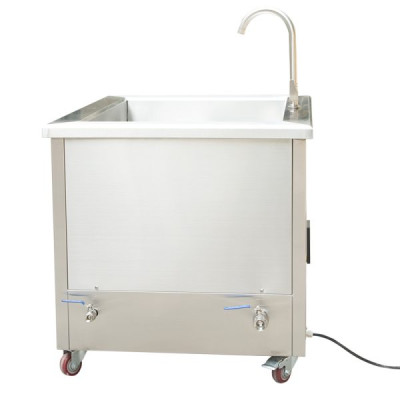 Máy rửa bát cho quán ăn bằng sóng siêu âm Rama RB600 dung tích 48L- Hàng chính hãng