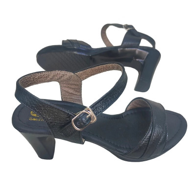 Giày Sandal Nữ Cao Gót HÀ NAM Da Bò Thật Thời Trang Cao Cấp 7cm DNU2131