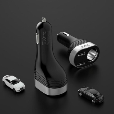 Bộ chia tẩu sạc ô tô, xe hơi nhãn hiệu Hoco Z29 -HÀNG CHÍNH HÃNG 