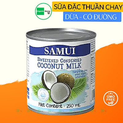Sữa đặc thuần chay từ dừa có đường SAMUI 320gr Coconut Condensed Milk