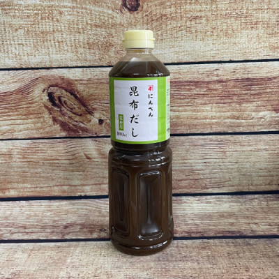 Nước dùng Dashi Tảo Bẹ Kombu Dashi Ninben (Nhật Bản) 1 Lít - Không chất bảo quản - Chay dùng được