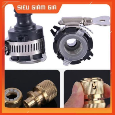 Bộ dây vòi xịt nước rửa xe, tưới cây . tăng áp 3 lần, loại 3m, 5m 206701-2Hđầu đồng, cút đồng,nối đồng + tặng đai