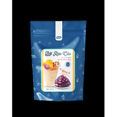Bột Rau Câu (Jelly) hương Khoai môn(200g/gói), Bột rau câu (Jelly) giòn dẻo