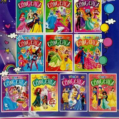 Sách - Tô Màu Công Chúa - Tập 9