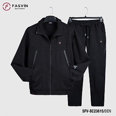 Bộ Quần Áo Thể Thao Nam Fasvin BC23615.HN Chất Vải Gió Hai Lớp Lót Nỉ Dầy Dặn Ấm Áp.