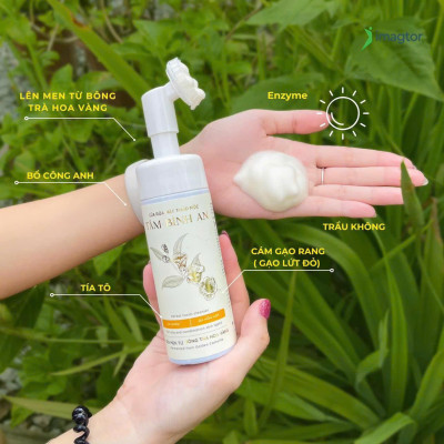 Sữa rửa mặt thảo mộc ( da nhờn, da hỗn hợp) Tâm Bình An -150ml