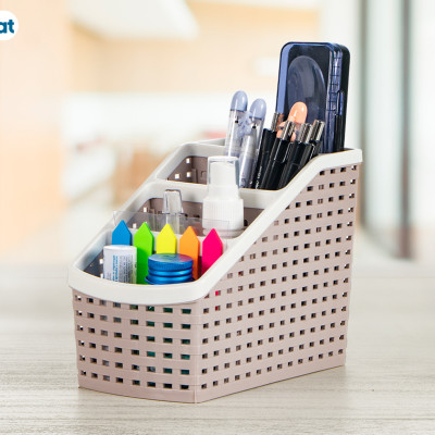 Khay Nhựa Tiện Ích 4 Ngăn Việt Nhật Để Bàn Đựng Bút Vật Dụng Đa Năng Cao Cấp - Hàng Việt Nam ( Giao màu ngẫu nhiên)